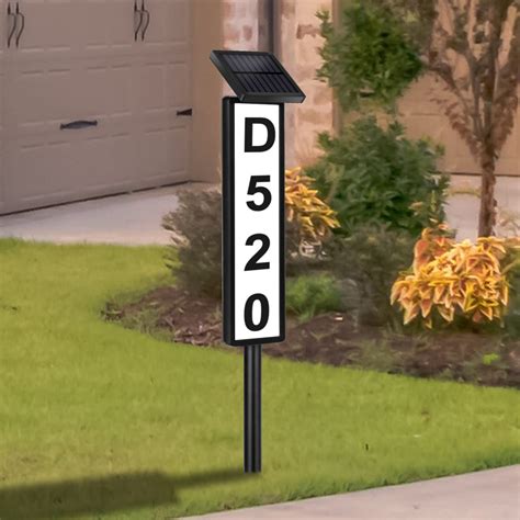 Weatherproof Outdoor Post House Numbers 